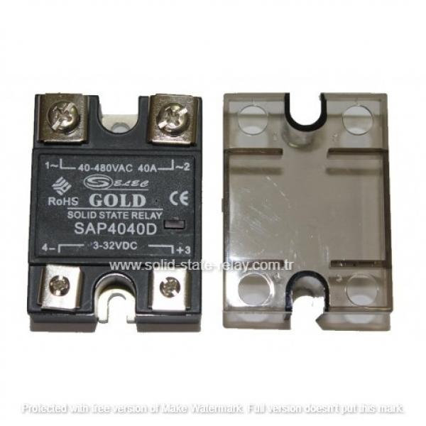 GOLD SAP-4040D 40A 40-480V DC Tek Faz Solid State Relay