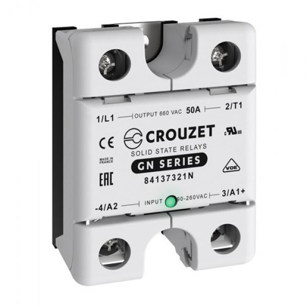 Crouzet Solid State Relay 84137321N GN Serisi Tek Faz 50A