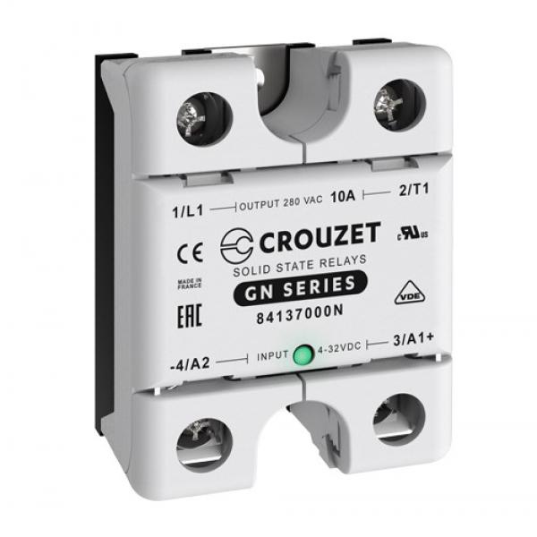 Crouzet Solid State Relay 84137000N GN Serisi Tek Faz 10A 