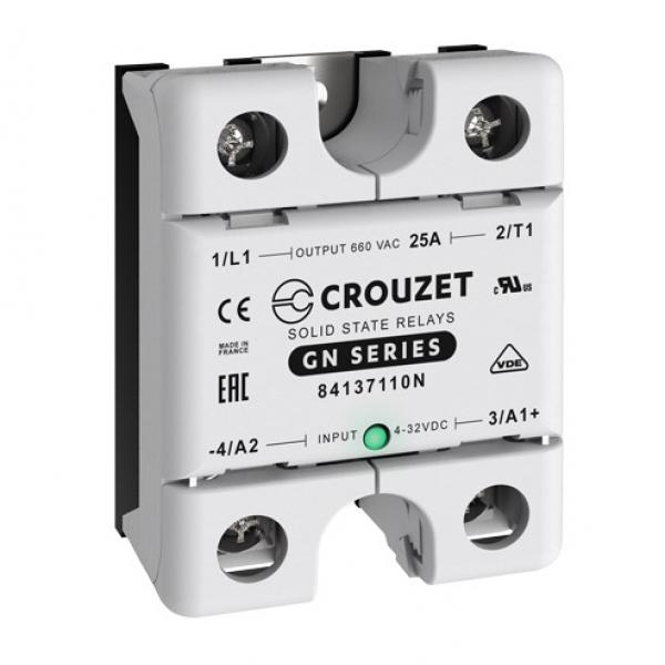 Crouzet Solid State Relay 84137110N GN Serisi Tek Faz 25A 