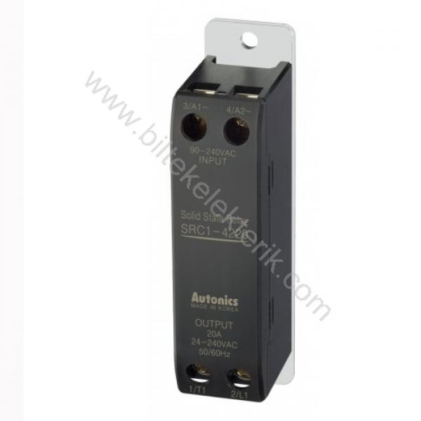 Autonics SRC1-4420 90-240VAC Giriş-48-480VAC Çıkış 20A Tek Fazlı Solid State Relay ( İnce Yapılı Soğutucusuz ) Monofaze - SSR